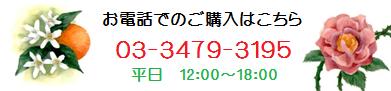 お電話での購入はこちら 03-3479-3195